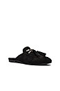 view 2 of 5 Apfel TSL Flat in Black Suede Gold