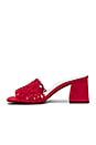 view 5 of 5 Tiza Heel in Red Suede