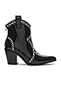 view 1 of 5 Nightwing Bootie in Black Patent & Silver