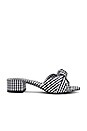 view 1 of 5 Beaton Mule in Black & White Gingham