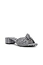 view 2 of 5 Beaton Mule in Black & White Gingham