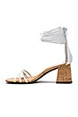 view 5 of 5 SANDALIA EVERGLADE in White Patent