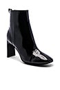 view 2 of 5 Chapel Bootie in Black Crinkle Patent