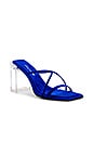 view 2 of 5 Mural Hi Heel in Blue Suede & Clear