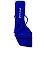 view 4 of 5 Mural Hi Heel in Blue Suede & Clear