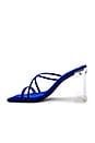 view 5 of 5 Mural Hi Heel in Blue Suede & Clear