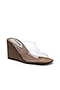view 2 of 5 COMPENSÉES MYSTICAL in Clear & Natural Suede