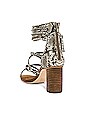 view 3 of 5 Despina Sandal in Natural Python Combo