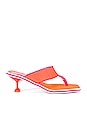 view 1 of 5 Goalie Sandal in Fuchsia & Orange