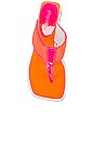 view 4 of 5 Goalie Sandal in Fuchsia & Orange