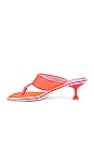 view 5 of 5 Goalie Sandal in Fuchsia & Orange