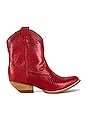 view 1 of 5 Calvera Bootie in Red Lizard