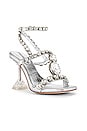 view 2 of 5 Anastas Heel in Silver