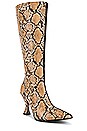 view 2 of 5 Corrode Boot in Beige Snake & Brown Suede
