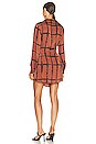 view 4 of 4 Sofia Tie Waist Dress in Soft Clay Shibori
