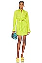 view 1 of 3 Colbi Shirt Dress in Acid Lime