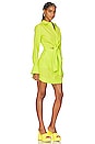 view 2 of 3 Colbi Shirt Dress in Acid Lime