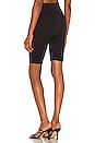 view 3 of 4 Milan Seamless Basics Biker Short in Black