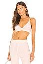 view 1 of 5 Rikki Triangle Bralette in Rose Bud