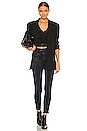 view 4 of 4 Rae High Waisted Skinny Ankle Jean With Dart in Noir