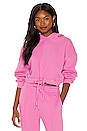 view 1 of 4 Annie Organic Terry Oversized Sweatshirt in Orchid