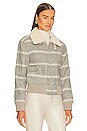 view 3 of 5 BLOUSON CARLYLE in Gray Plaid