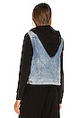 view 3 of 4 Cynthia Terry Combo Denim Jacket in Black