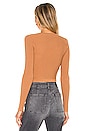 view 3 of 4 Ellee Bustier Top in Camel