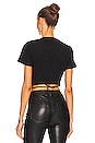 view 3 of 4 Jayden Draped Crop Top in Black