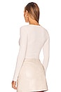 view 3 of 4 Zoella Melange Bustier top in Ceramic