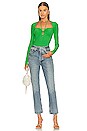 view 4 of 4 Merritt Cutout Top in Parrot