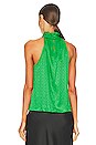 view 3 of 4 Nara Mock Neck Halter Top in Parrot
