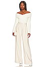 view 4 of 4 Aiden Fuzzy Knit Off Shoulder Top in Ivory