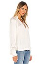 view 3 of 5 Ruched Front Top in Ecru