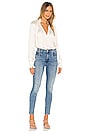 view 5 of 5 Ruched Front Top in Ecru