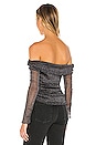 view 3 of 5 Off Shoulder Top in Black