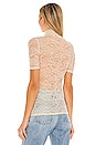 view 3 of 4 Cassandra Lace Top in Beige