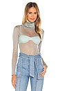 view 1 of 5 BLUSA TURTLENECK in Ocean