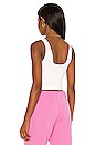 view 3 of 4 Miya Seamless Basics Tank Top in White