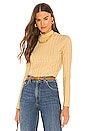 view 2 of 4 Janelle Open Back Top in Honey