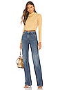 view 4 of 4 Janelle Open Back Top in Honey