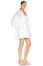 view 2 of 3 Jocelyn Linen Ramie Smock Dress in Optical White
