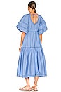 view 3 of 3 Vivienne Organic Cotton Midi Smock dress in Atlantie