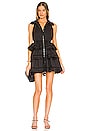 view 1 of 3 Celia Organic Cotton Trapeze Shirt Dress in Black