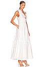 view 2 of 3 Juliet Linen Ramie Maxi Dress in Optical White