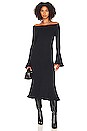 view 1 of 3 Antonia Knit Midi Dress in Navy