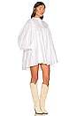 view 2 of 3 Caitlyn Smock Shirt Dress in Optical White