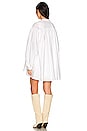 view 3 of 3 Caitlyn Smock Shirt Dress in Optical White