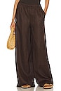 view 1 of 4 Sophia Linen Pant in Chocolate
