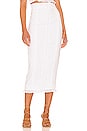 view 1 of 4 Eden Ramie Midi Skirt in Optical White